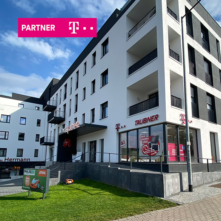 Ladenlokal des Telekom-Partners Taubner Network Solution GmbH in Worbis